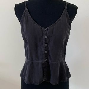 Cloth & Stone for Anthropology Peplum button up tank